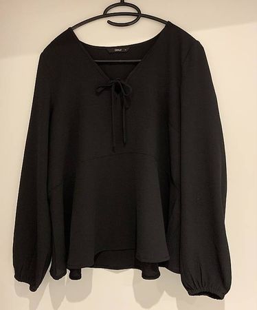 Only, Schwarze Bluse, Grösse 34, Neuwertig!