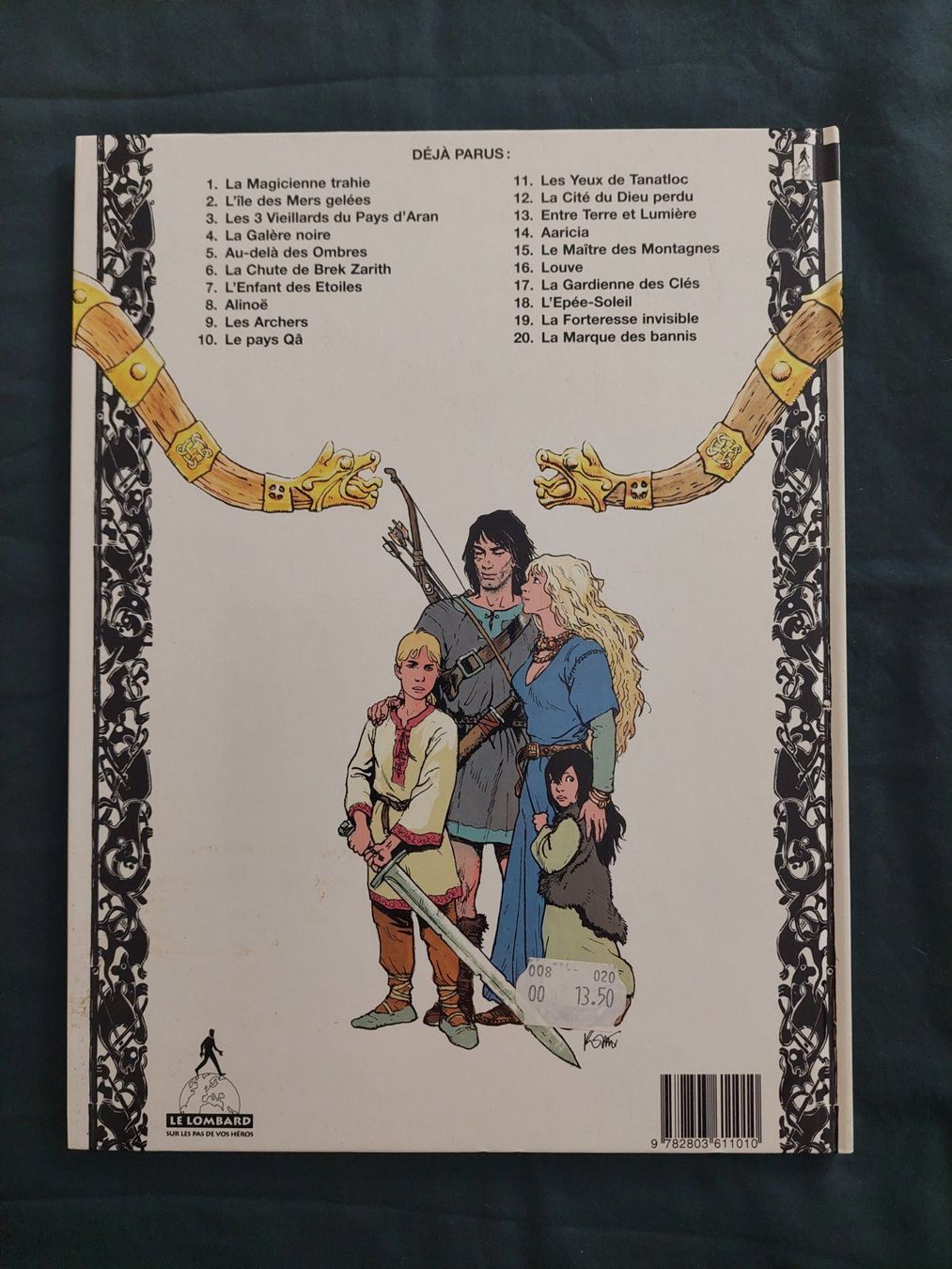 Fumetti: Thorgal T.20 La Marque des Bannis EO 1995 TBE – Usato da Genève venduto da Blu_BD 1