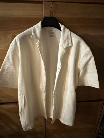 Sommerhemd, Herren Hemd, Weiss, Grösse M/L, Top Zustand