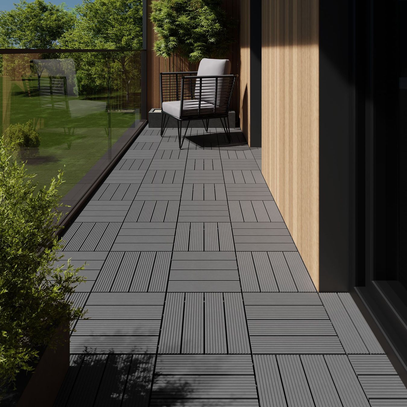 Bodenbeläge: Terrassenfliesen Tegulas grau 22er Set – Neu (gemäss Beschreibung) aus Murten von Roland.Kemmer.AG 3