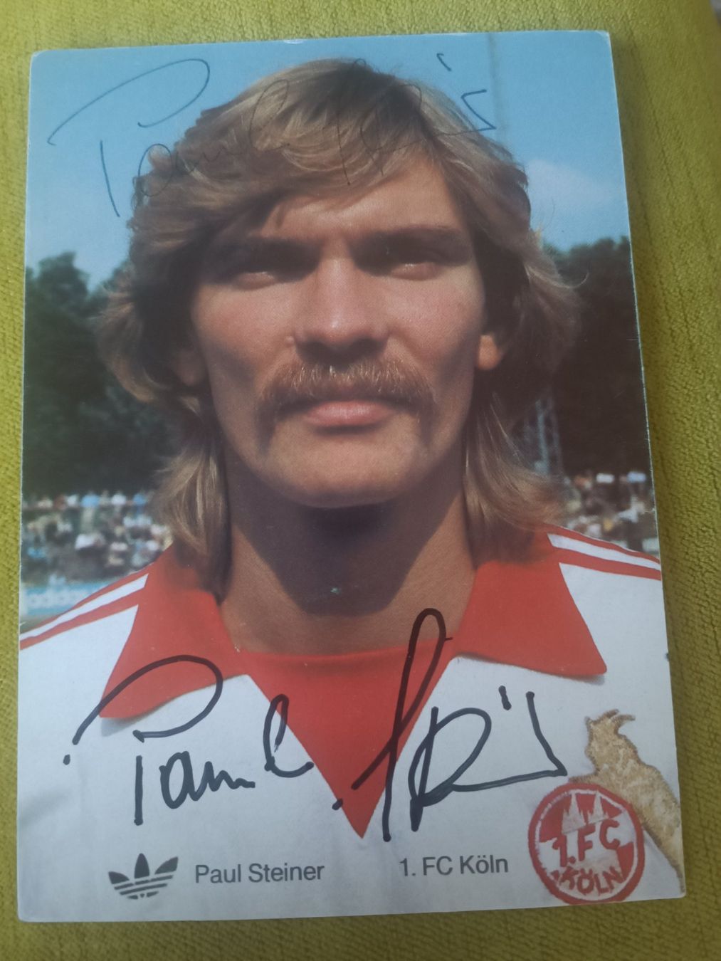 Autogramme: Paul Steiner - 90er Jahre  handsigniert – Gebraucht aus Menziken von Artographs