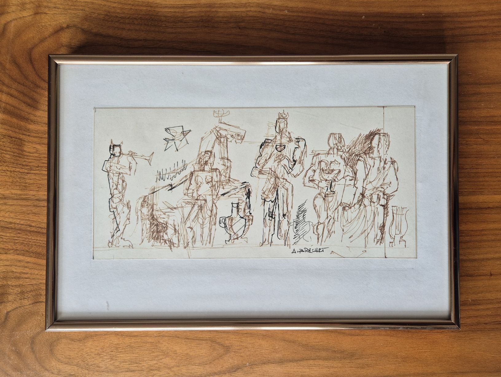 Gemälde: André Bréchet dessin esquisse signée tableau – Gebraucht aus Tramelan von La_mine_d_art 6