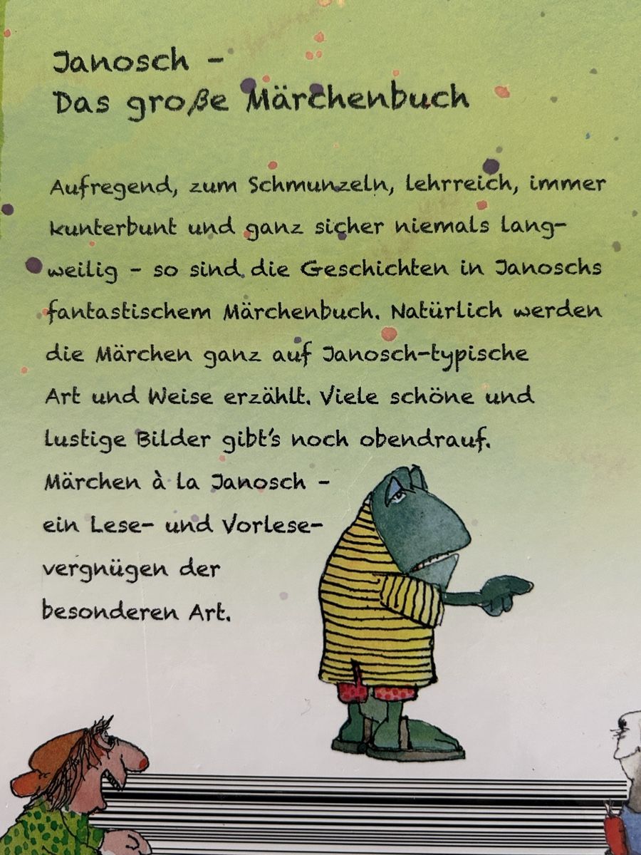 Libri: Janosch Das grosse Maerchenbuch Kinderbuch top Zustan – Nuovo (secondo la descrizione) da Wolhusen venduto da eve_m6cg 3