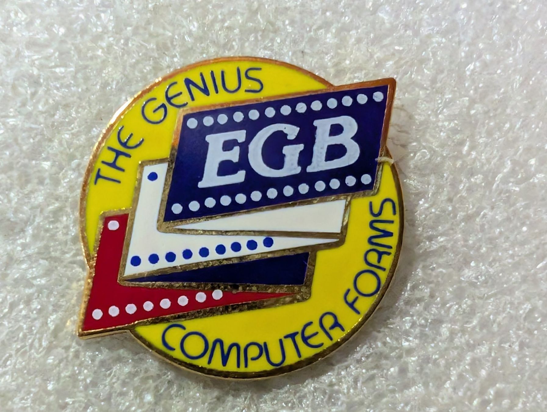 Placchette & Badge: Ansteckpin 191: EGB – Usato da Oppligen venduto da Pin-Fall-Shop