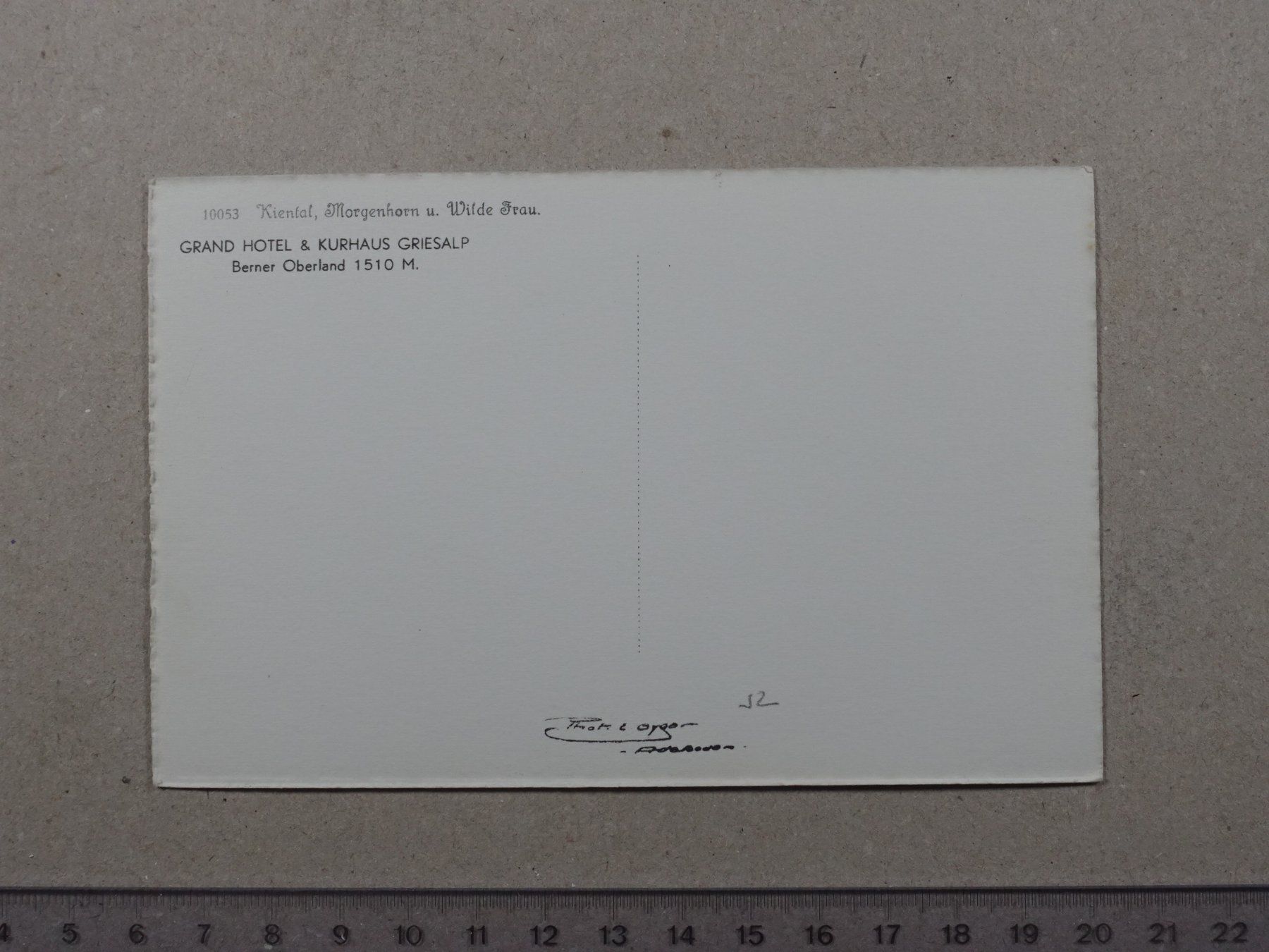 Cartoline postali: Kiental, Morgenhorn, Wilde Frau – Usato da Lenzburg venduto da fh1 1
