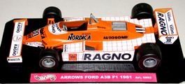 Arrows Ford A3B F1 1981, MATTEL HOTWHEELS MEBETOYS 1:25