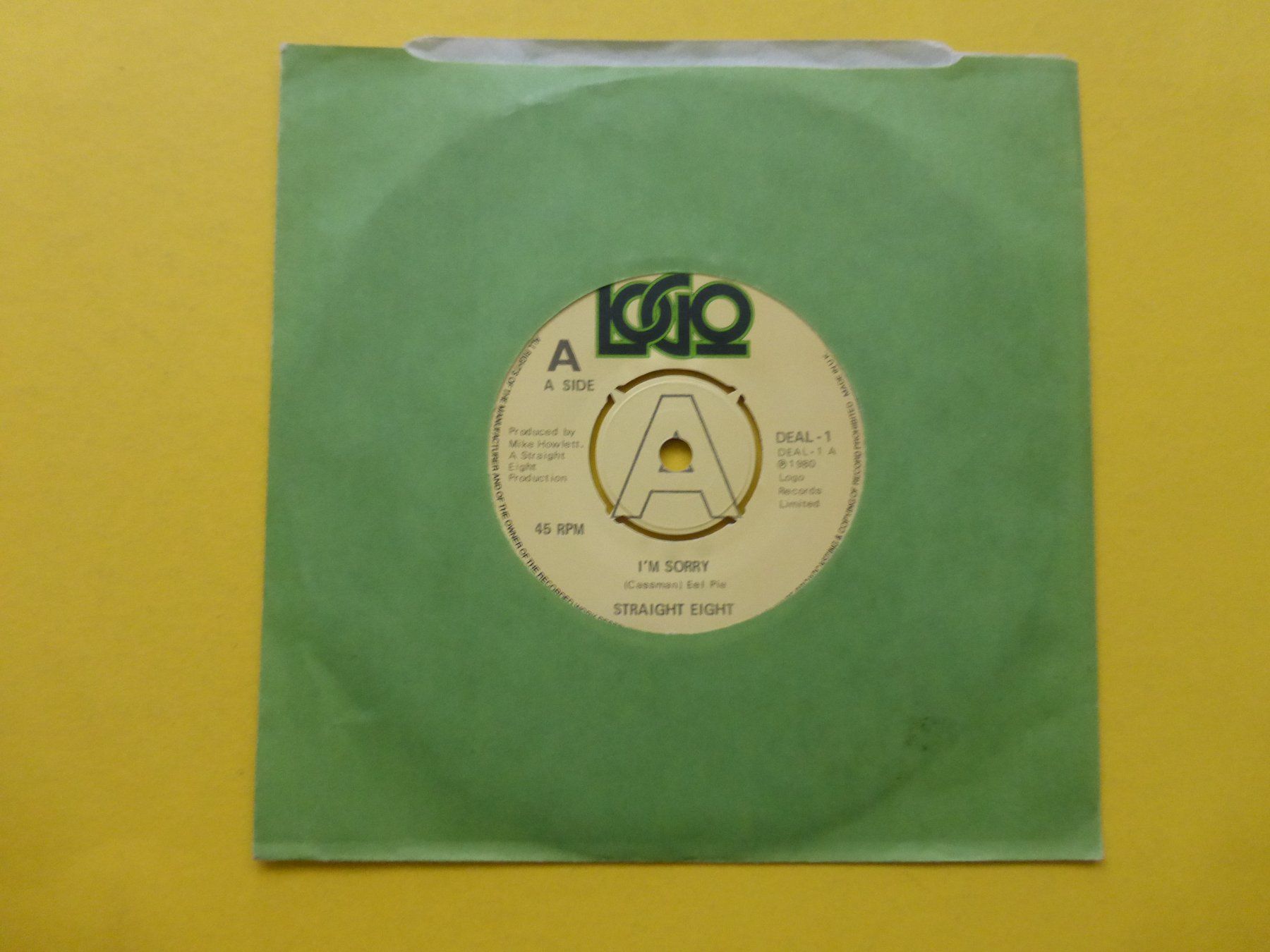 Schallplatten: Straight Eight – I'm Sorry – Gebraucht aus Zürich von Swiss57