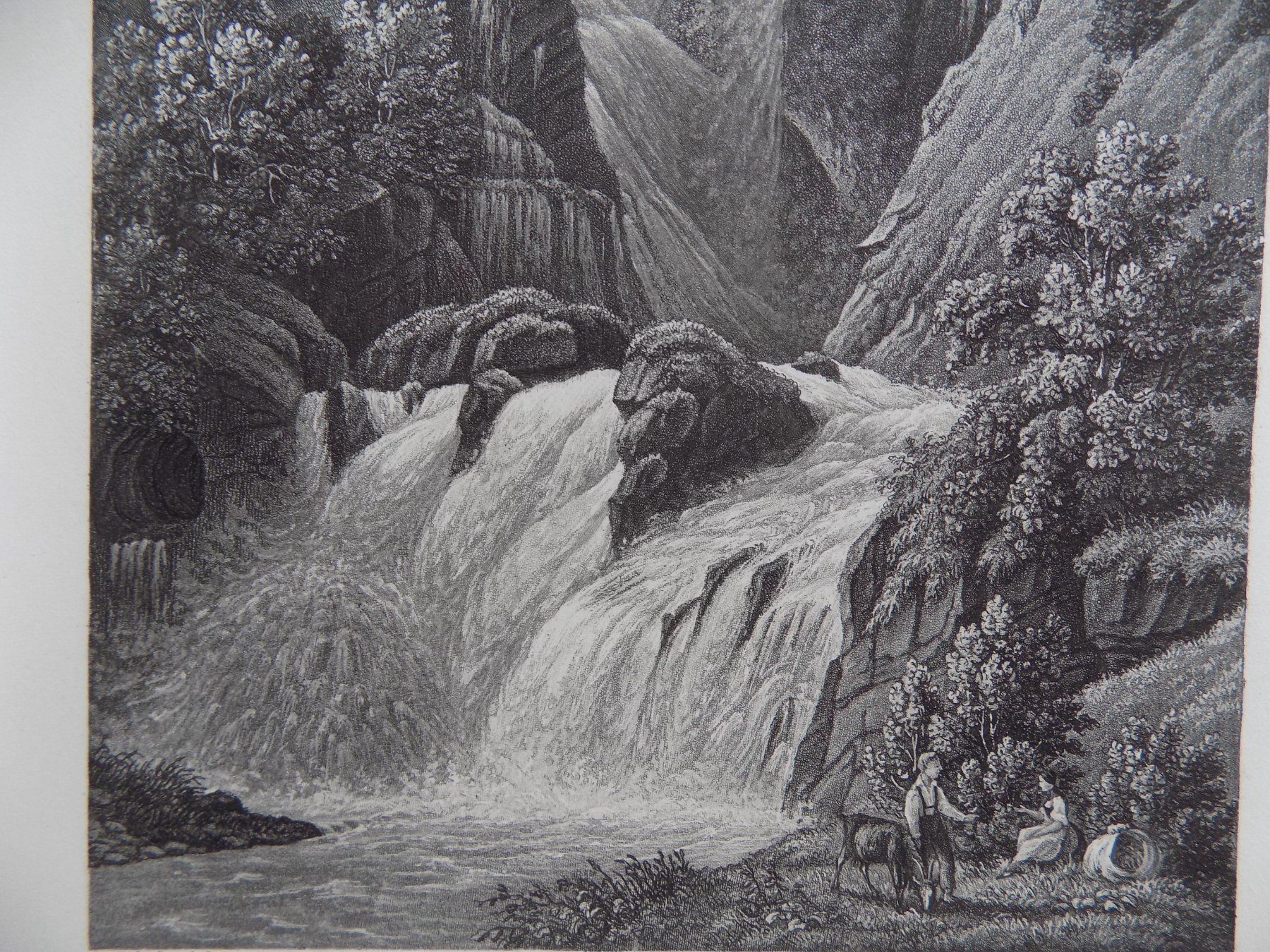 Gravures: Unterer Reichenbachfall Schattenhalb – D'occasion à Risch par Rischli15 3