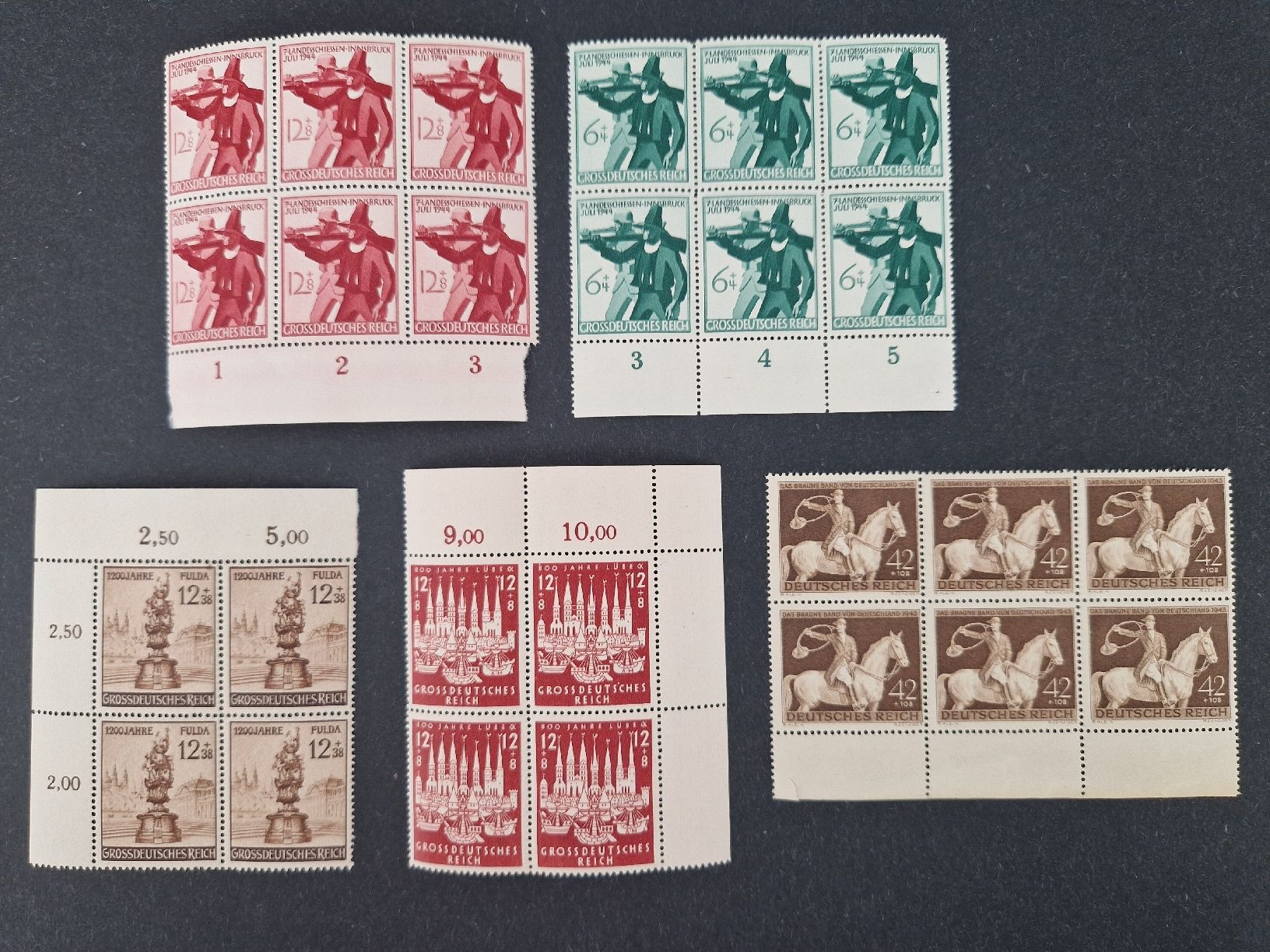 Alle Briefmarken: Deutsches Reich Briefmarken Blöcke postfrisch – Neu (gemäss Beschreibung) aus St. Gallen von Enrico_SG