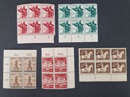 Deutsches Reich Briefmarken Blöcke postfrisch