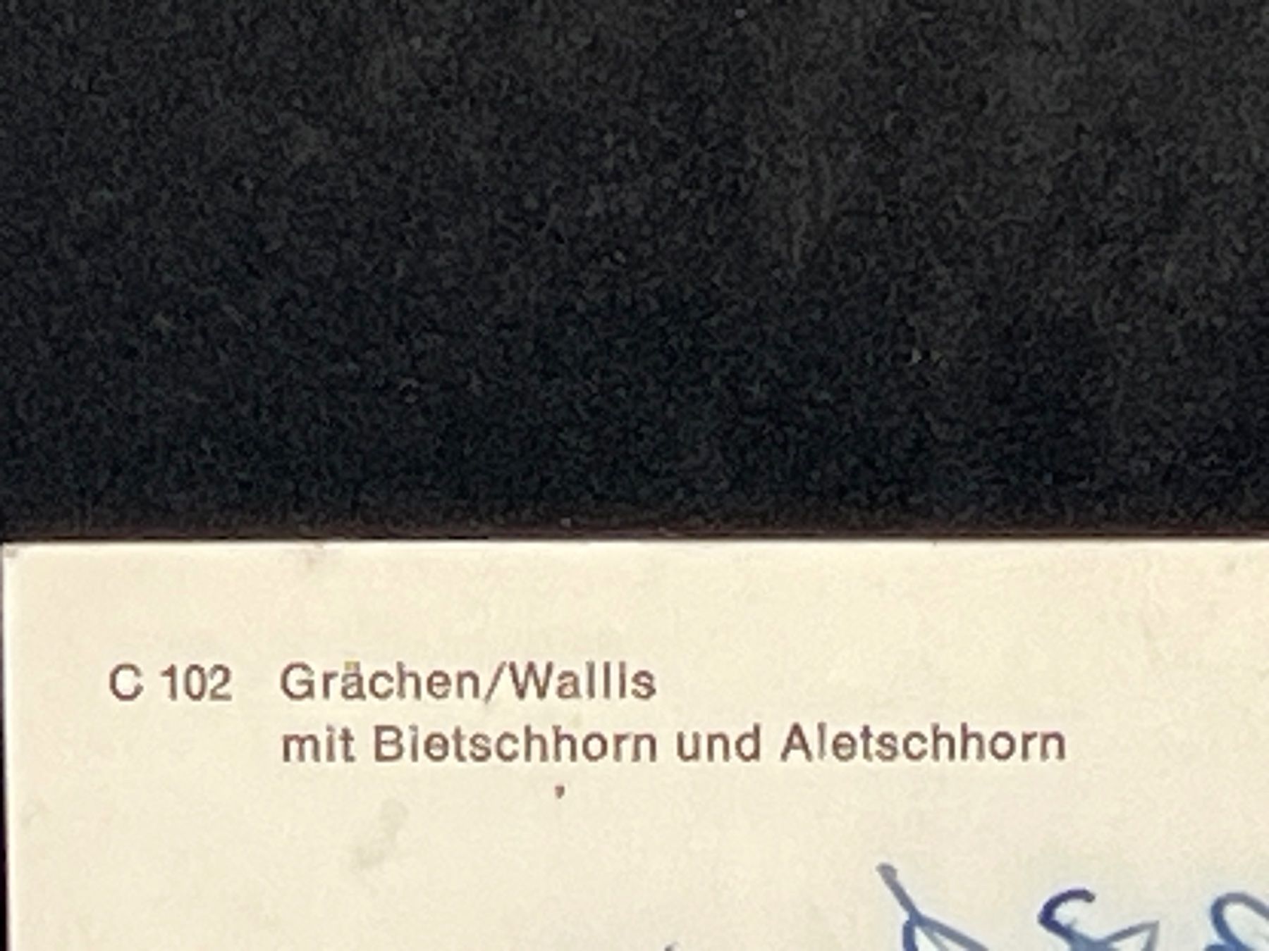 Cartoline postali: Grächen/Wallis mit Bietschhorn und Aletschhorn – Usato da Widnau venduto da Brusi9 2