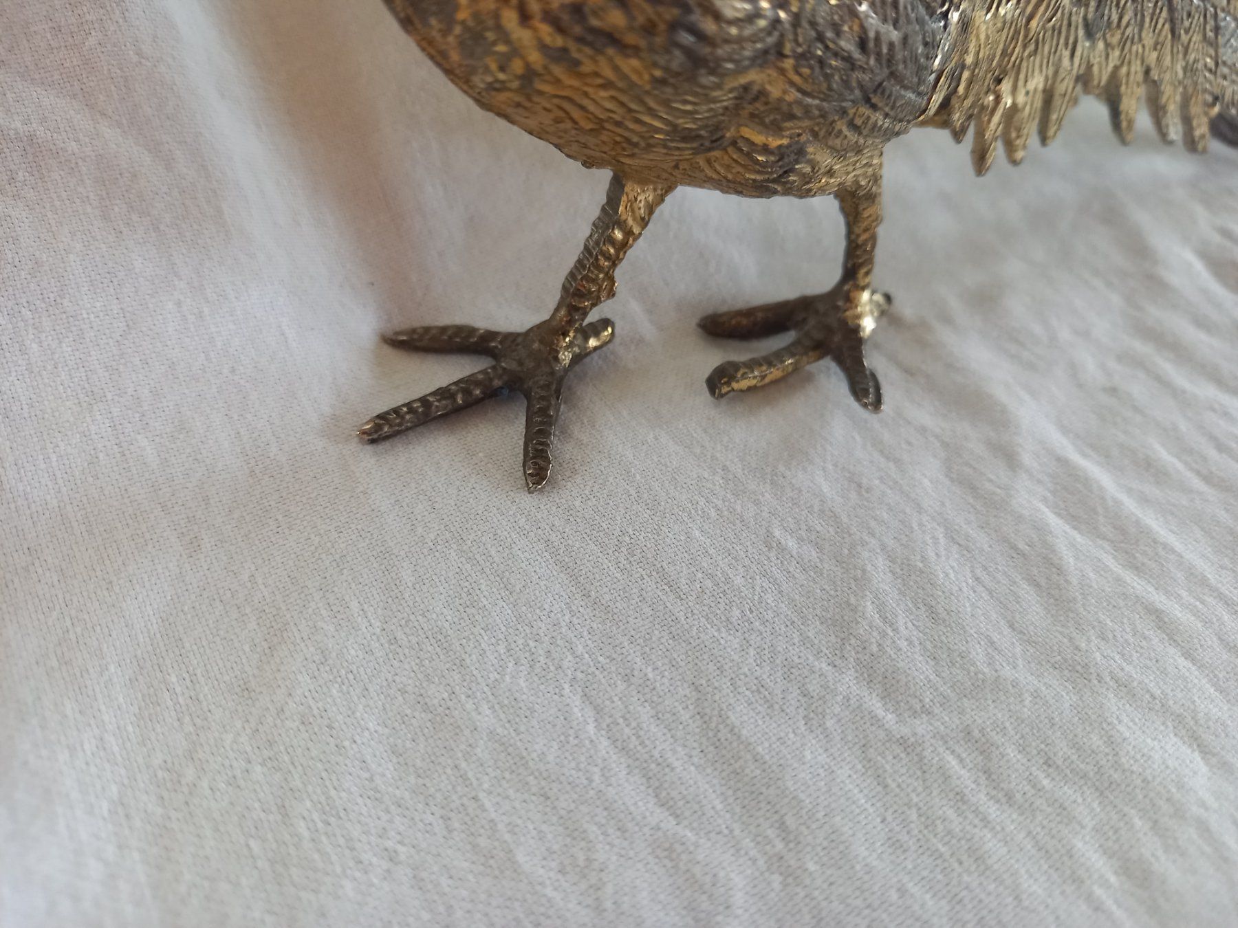 Statuette: Figurine de faisan en métal – Usato da Rossens FR venduto da Souris1 2