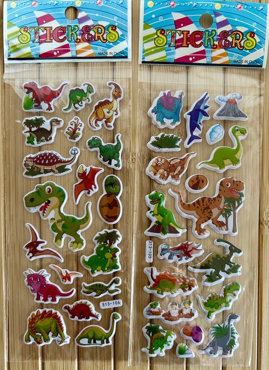 Dinosaurier Roar Sticker-Set – Wiederverwendbare Aufkleber Für Belohnungstafeln & Kinder-Dekoration