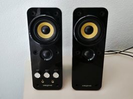 Creative 2.0 Lautsprecher - Schwarz - Top Zustand
