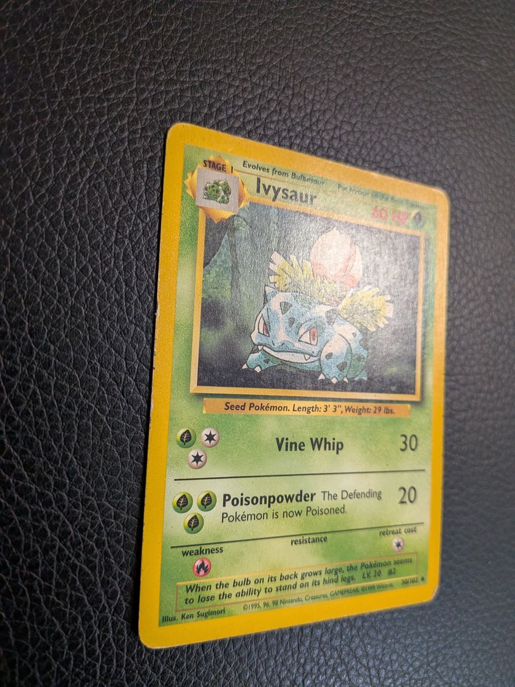 Pokémon Carte collezionabili: Base Set Ivysaur 30/102 Ab 1 – Usato da Paradiso venduto da Pkmn10 2