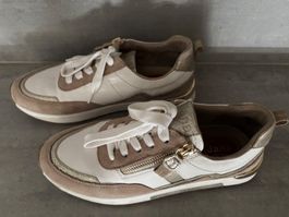 Sneaker Jana relax beige/weiss/gold - Grösse 37