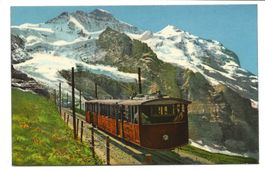 Jungfrau mit Jungfraubahn (BE) Kleine Scheidegg - um 1910