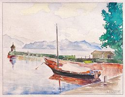 PEINTRE ET SCULPTEUR NEUCHÂTELOIS - Léon Perrin
