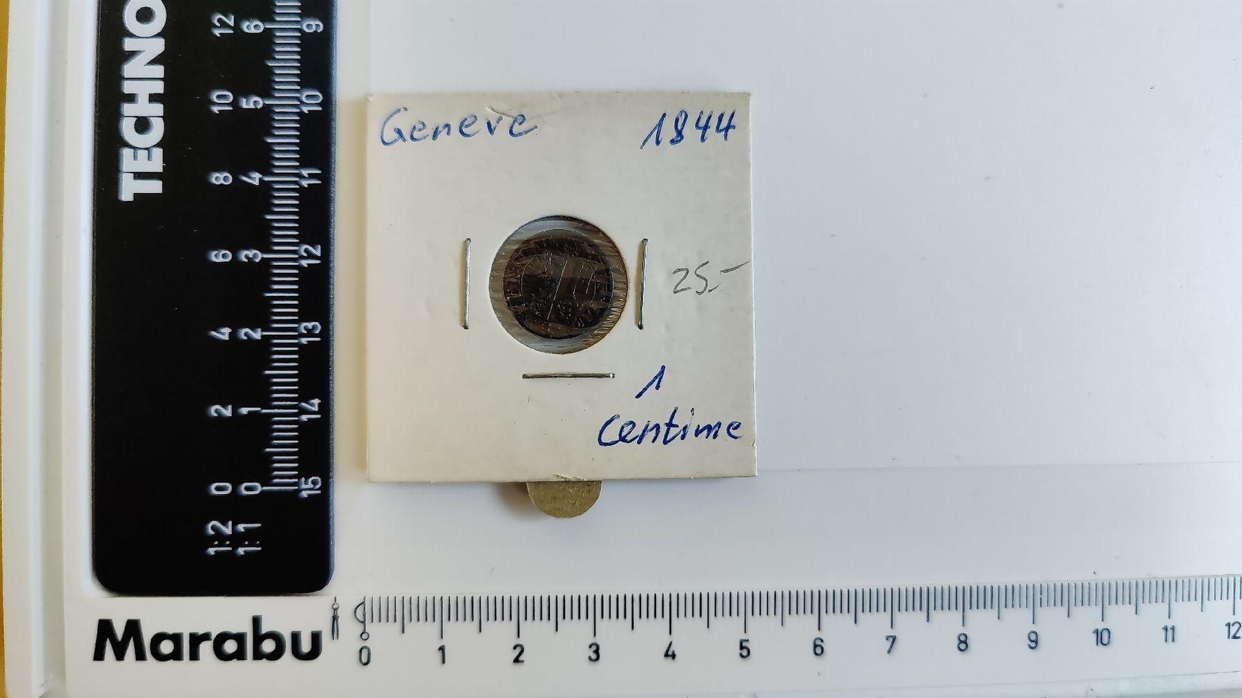 Tutti le monete: 1 Centime 1844 Geneve (WA3) – Usato da Neuenhof venduto da bro_9zsg 2