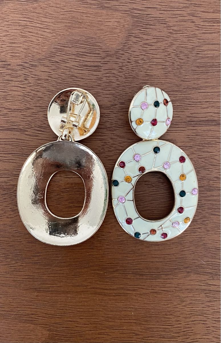 Zara Ohrringe & -stecker: Boucles d’oreilles ZARA - beige + dorées – Neu (gemäss Beschreibung) aus Bussigny von cac_q2c6 2
