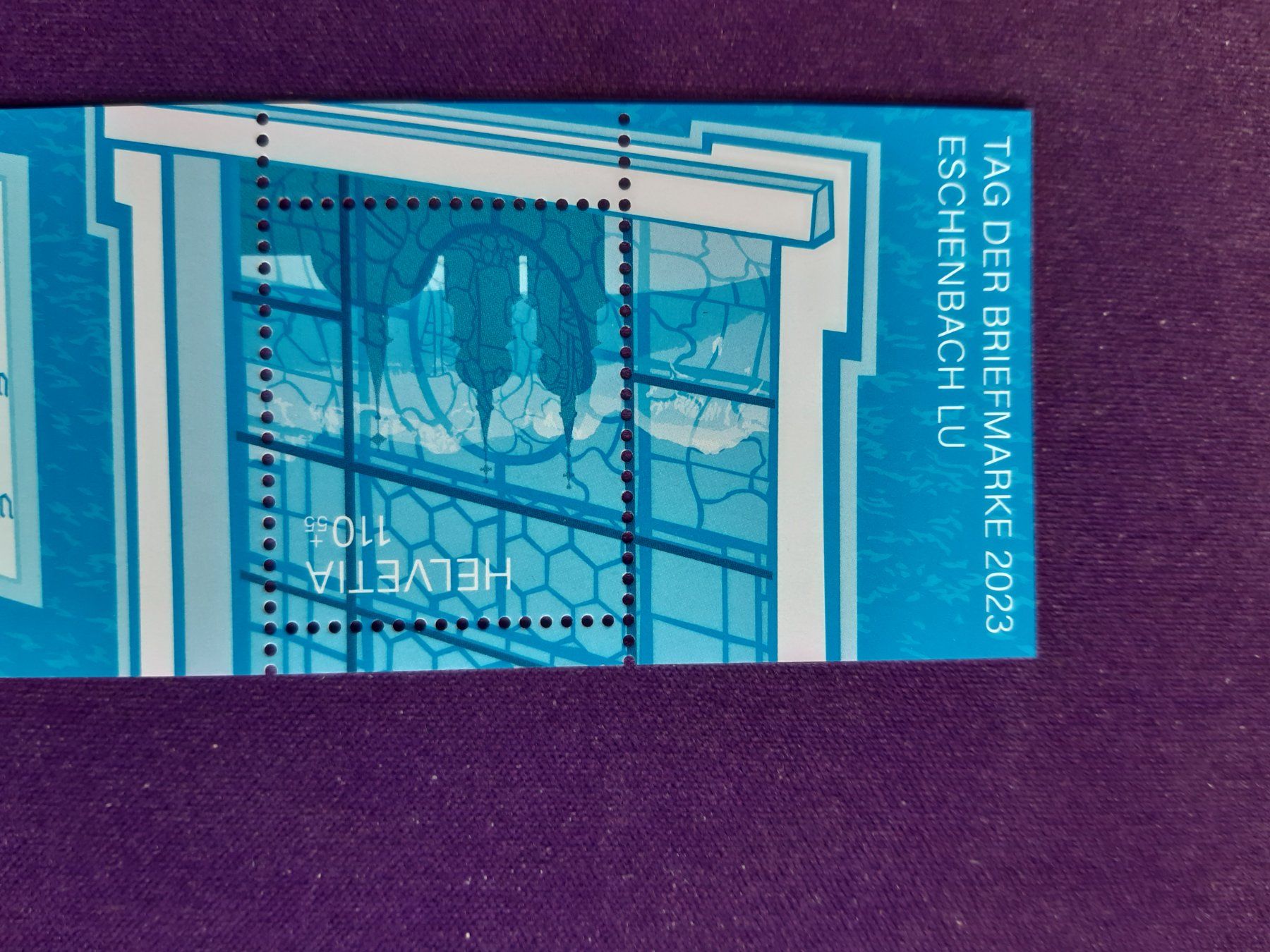 Alle Briefmarken: **Tag der Briefmarke ESCHENBACH/LU 2023, Sonderblock – Neu (gemäss Beschreibung) aus Wangs von weisstannen01 1