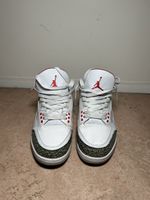 Nike Air Jordan 3 Retro weiss rot gebrauchter Zustand