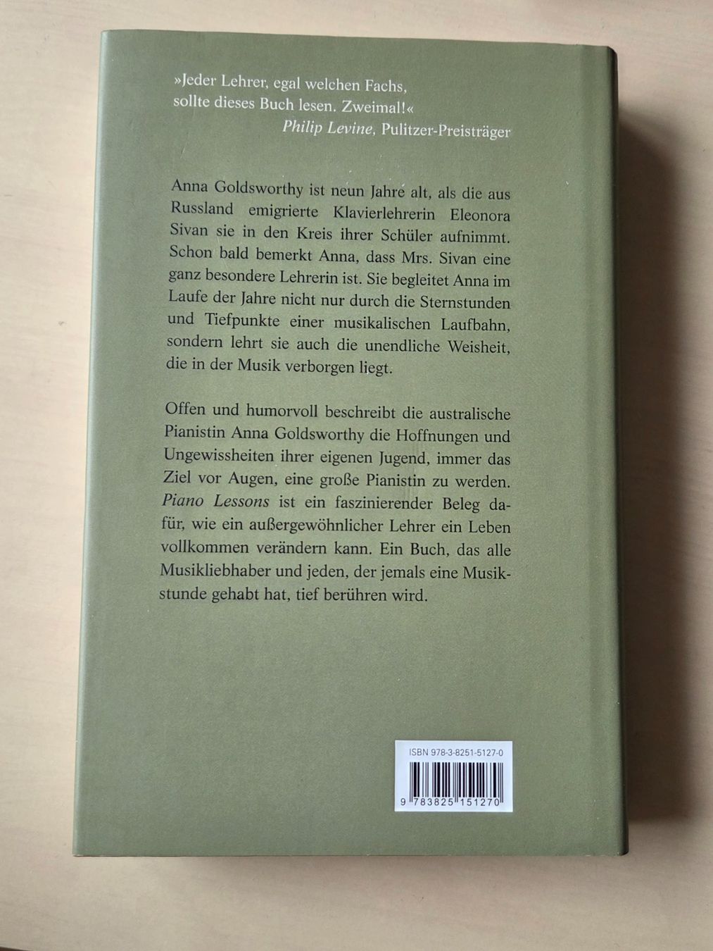 Libri: Piano Lessons, Anna Goldsworthy – Usato da Liestal venduto da ITOlio 1