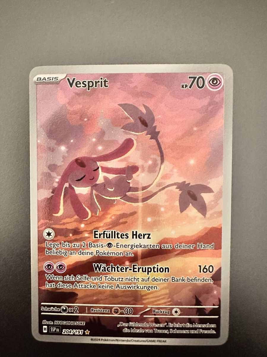 Pokémon Carte collezionabili: Pokemonkarte Vesprit – Nuovo (secondo la descrizione) da Grindel venduto da a.lie