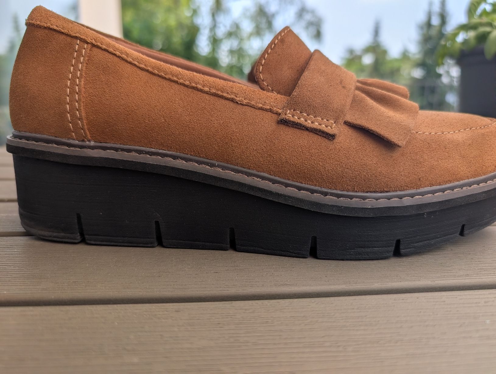 Damenschuhe: Clarks Plateau Slipper, Gr. 39.5 – Neu (gemäss Beschreibung) aus Küsnacht ZH von pinipini 1