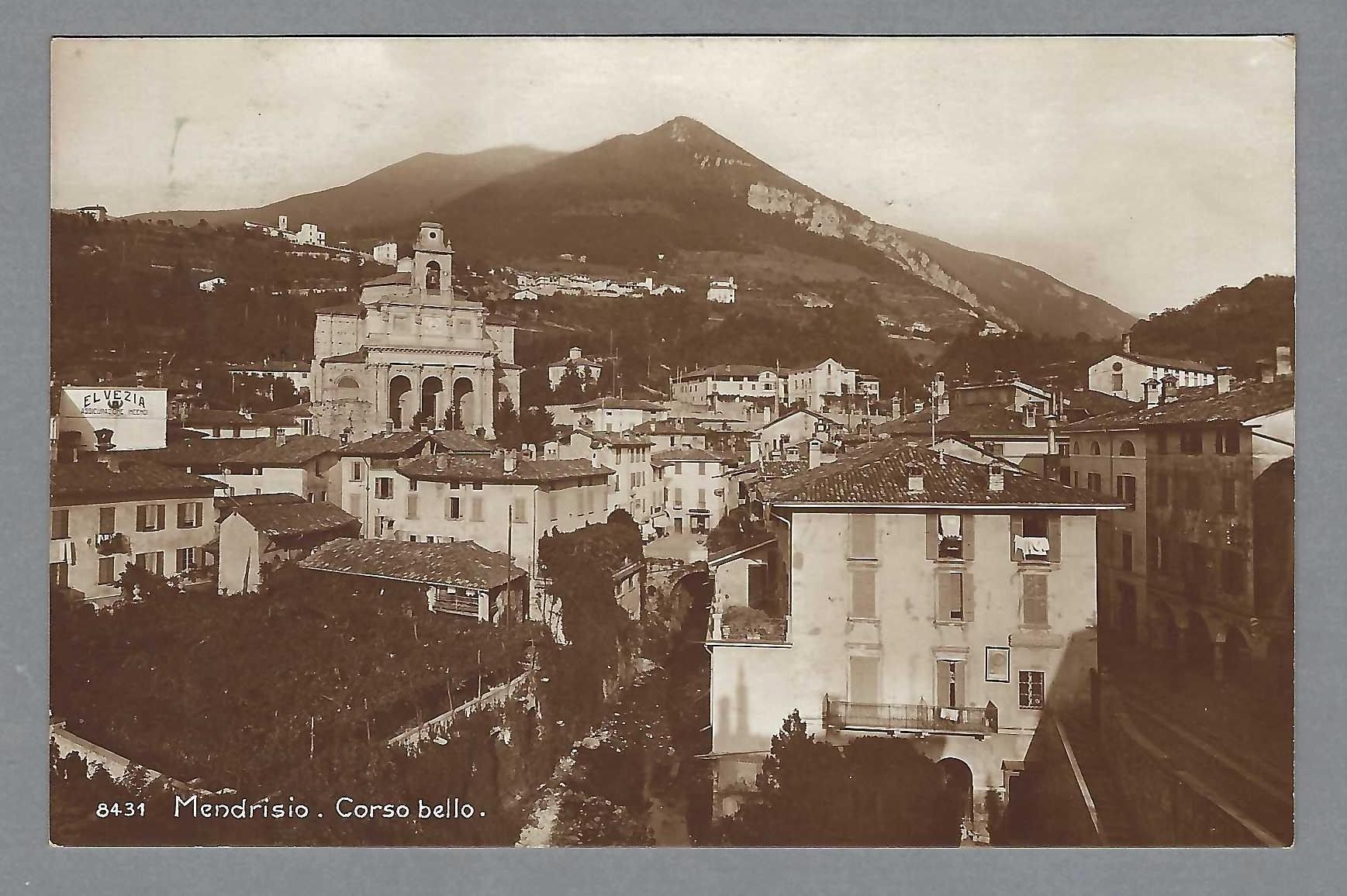 Ansichtskarten: MENDRISIO, CORSO BELLO, * – Gebraucht aus Pura von ulisse1957