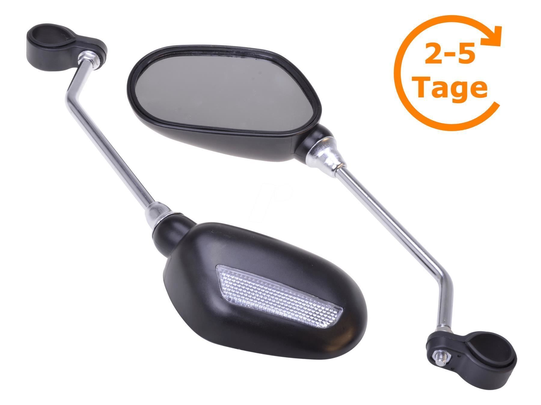 Ersatzteile: Fahrrad Spiegel mit Reflektor, 2er-Set – Neu und originalverpackt aus St. Gallen von cointec