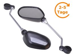 Fahrrad Spiegel mit Reflektor, 2er-Set