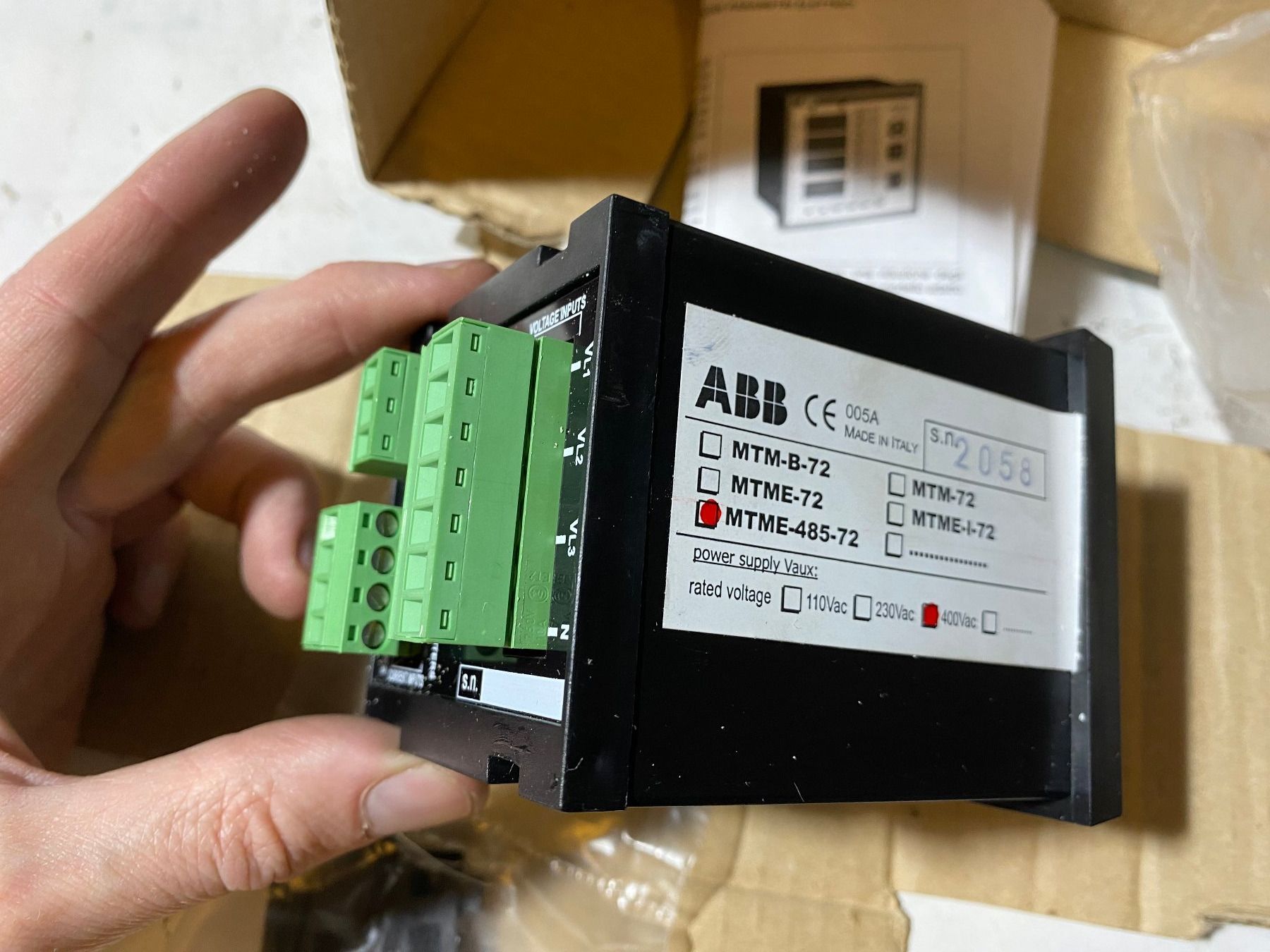 Multimeter ABB, Stromverteiler Baustromverteiler Messgerät (Neu und ...