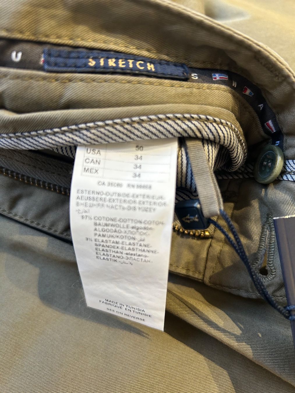 Pantaloni: Paul & Shark Bermuda olive, Gr. 50, neu – Nuovo e nell'imballaggio originale da Glattpark(Opfikon) venduto da Cmberger 3