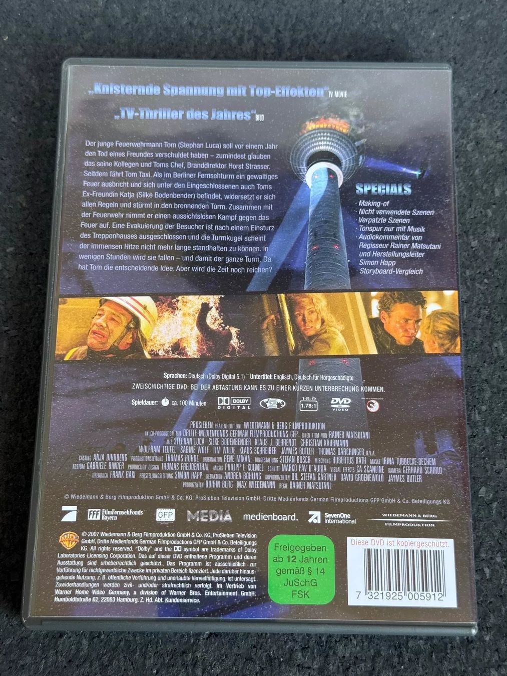 Tutti i DVDs: DAS INFERNO "Flammen über Berlin" DVD DE – Usato da Fribourg venduto da tschjoly 1
