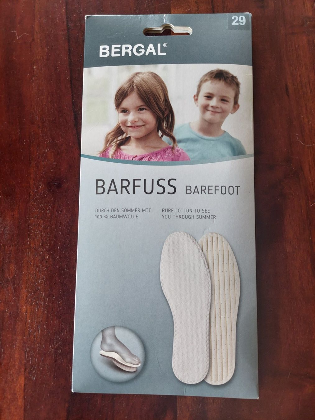 Herrenschuhe: Bergal Barfuss Einlegesohle Grösse 29 – Neu und originalverpackt aus Beckenried von Havacola 3