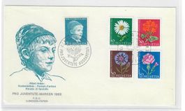 Pro Juventute 1963 Privat-illustriertes FDC 200L-204L