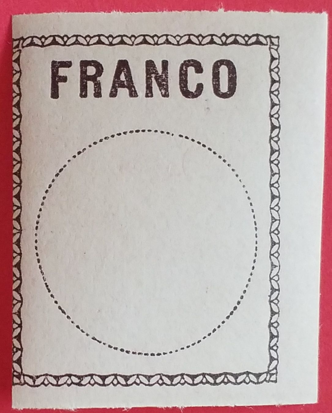 Tutti i francobolli: 3210B) Nr. 1, Francozettel, postfrisch Kt. 500.- – Nuovo (secondo la descrizione) da Baden venduto da Eggi