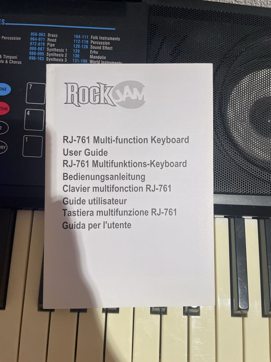 Strumenti musicali: RockJam RJ-761 Keyboard Set – Usato da Weiningen TG venduto da nothingknow 2