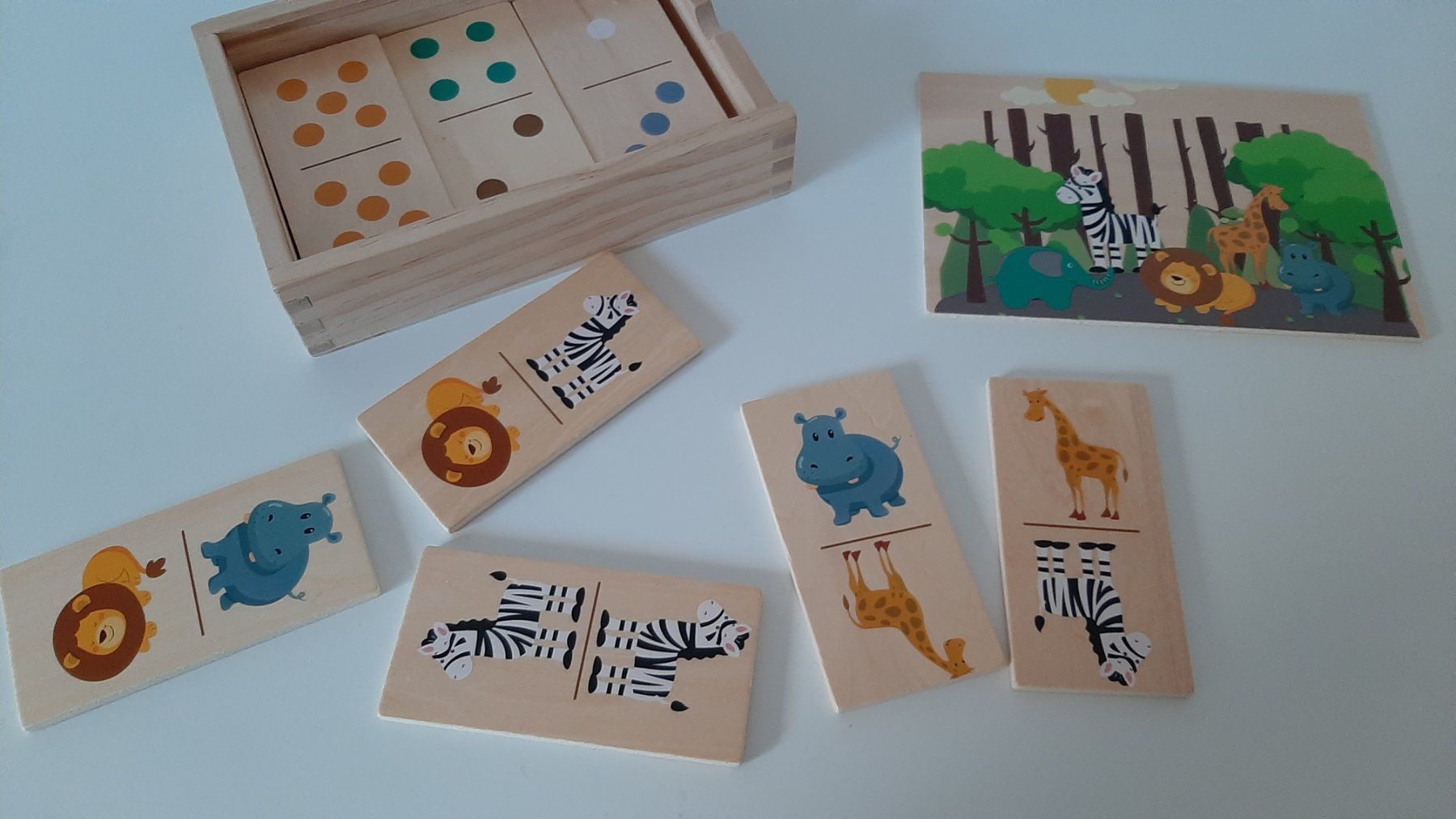 Giochi: Holzdomino Zoo-Tiere – Usato da Aarburg venduto da NDK 2