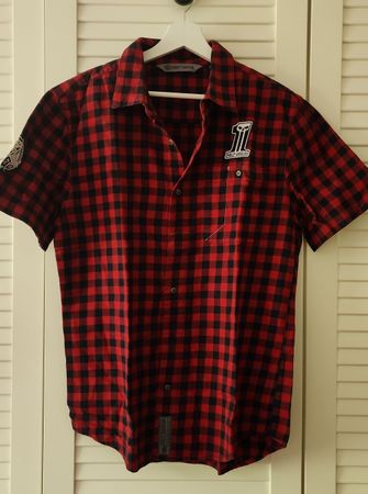 Harley Davidson Hemd Holzfäller Rot/Schwarz, Top Zustand!