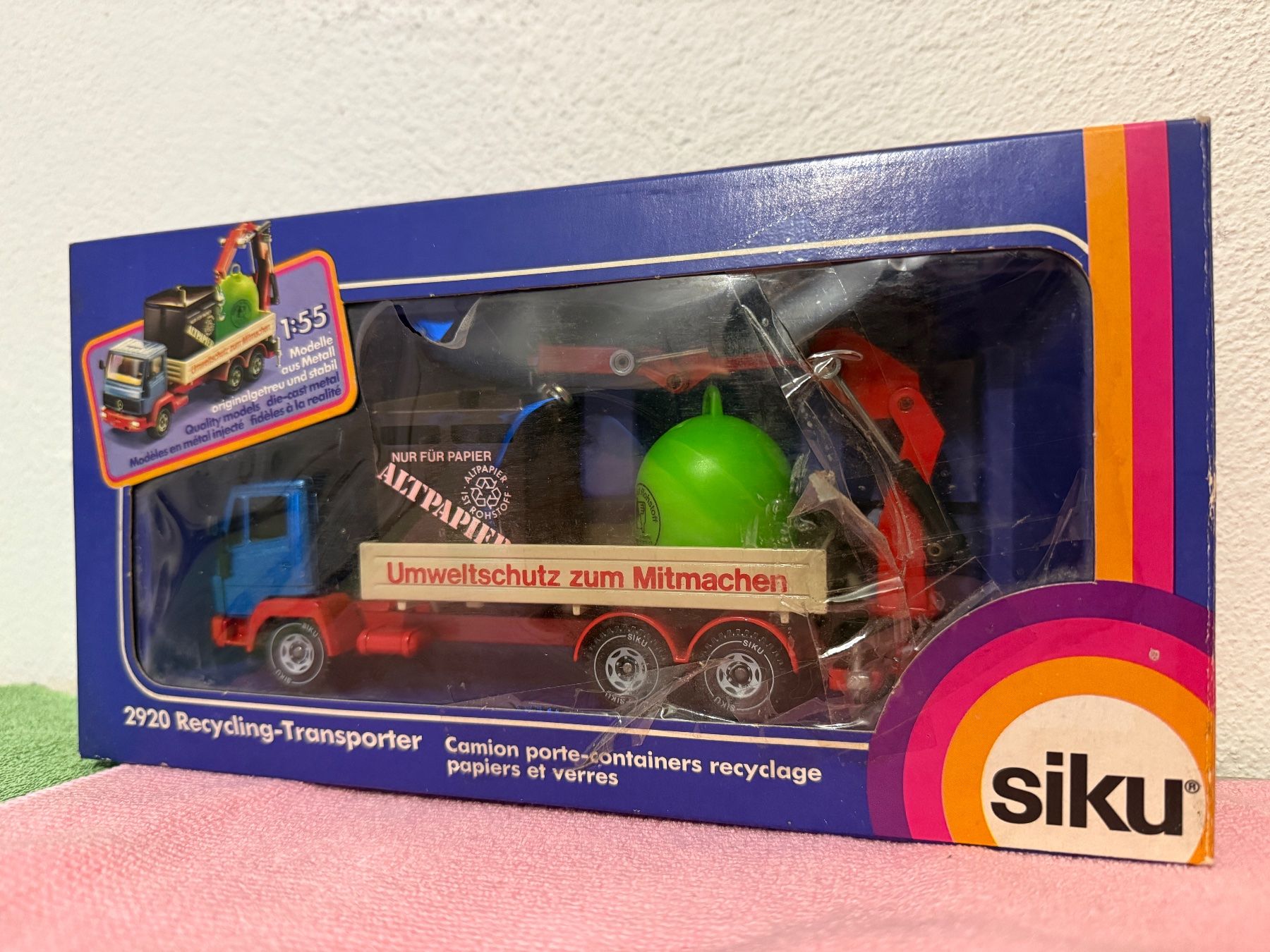 Siku Giocattoli: Siku 2920 Recycling-Transporter – Nuovo e nell'imballaggio originale da Ennetbürgen venduto da Siku-Sammlung 1