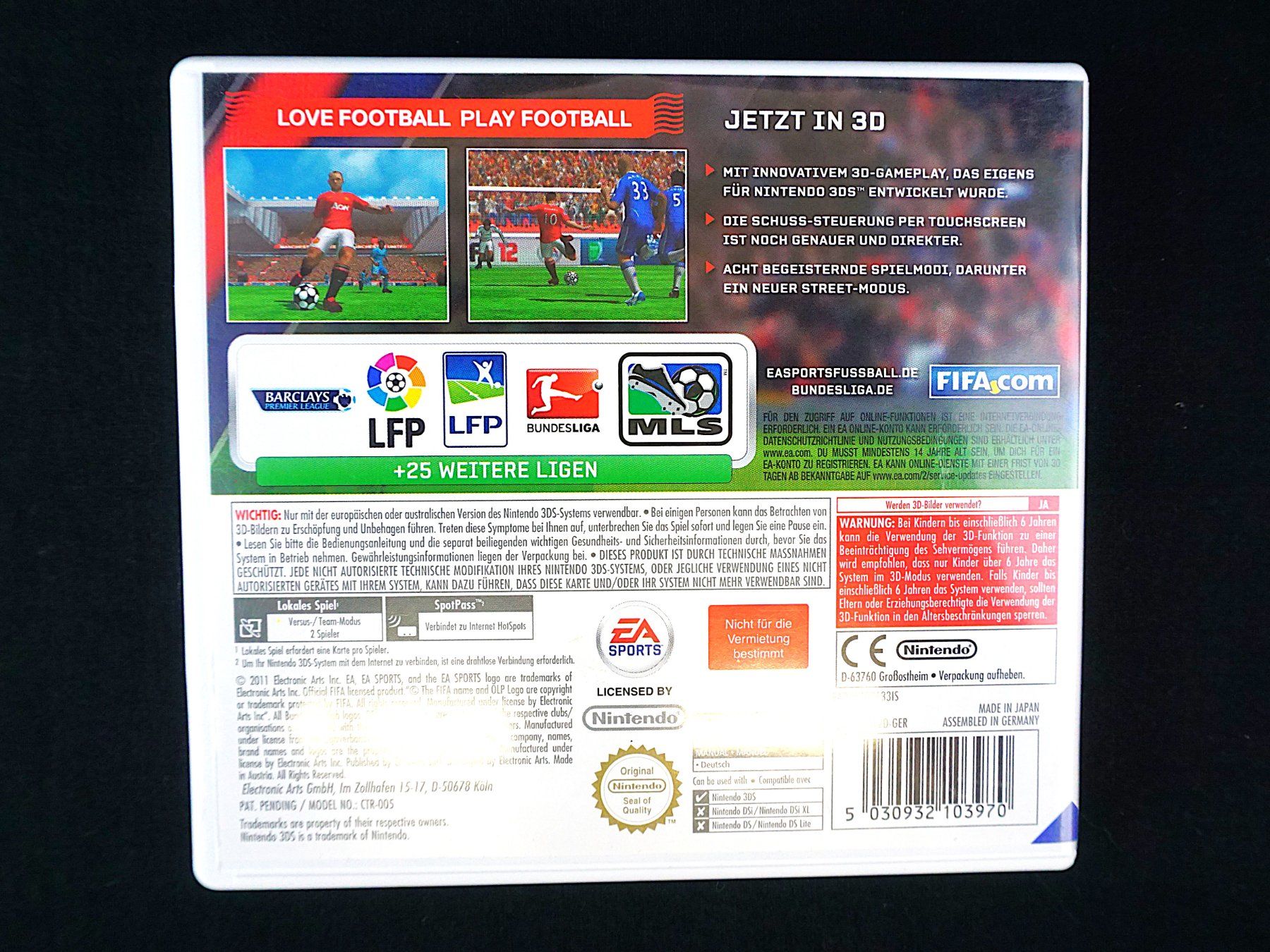 Nintendo Giochi: FIFA 12 Nintendo 3DS – Nuovo (secondo la descrizione) da Pratteln venduto da Restwert_Pratteln 1
