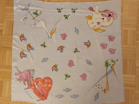 Seidenfoulard quadratisch Tomi Ungerer