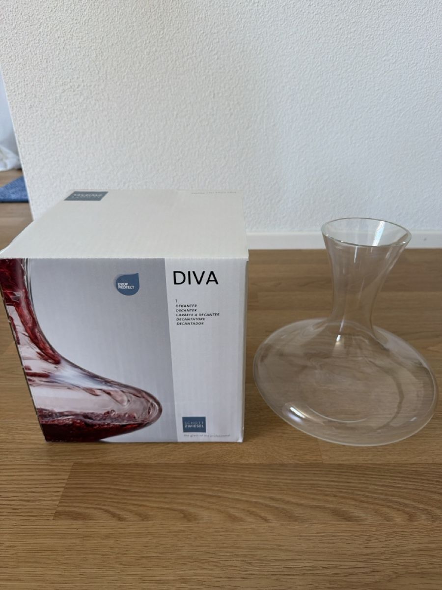 Zwiesel Caraffe: DIVA Dekanter mit Tropfschutz neuwertig – Nuovo (secondo la descrizione) da Emmenbrücke venduto da stark23