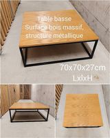 Magnifique table basse, bois massif