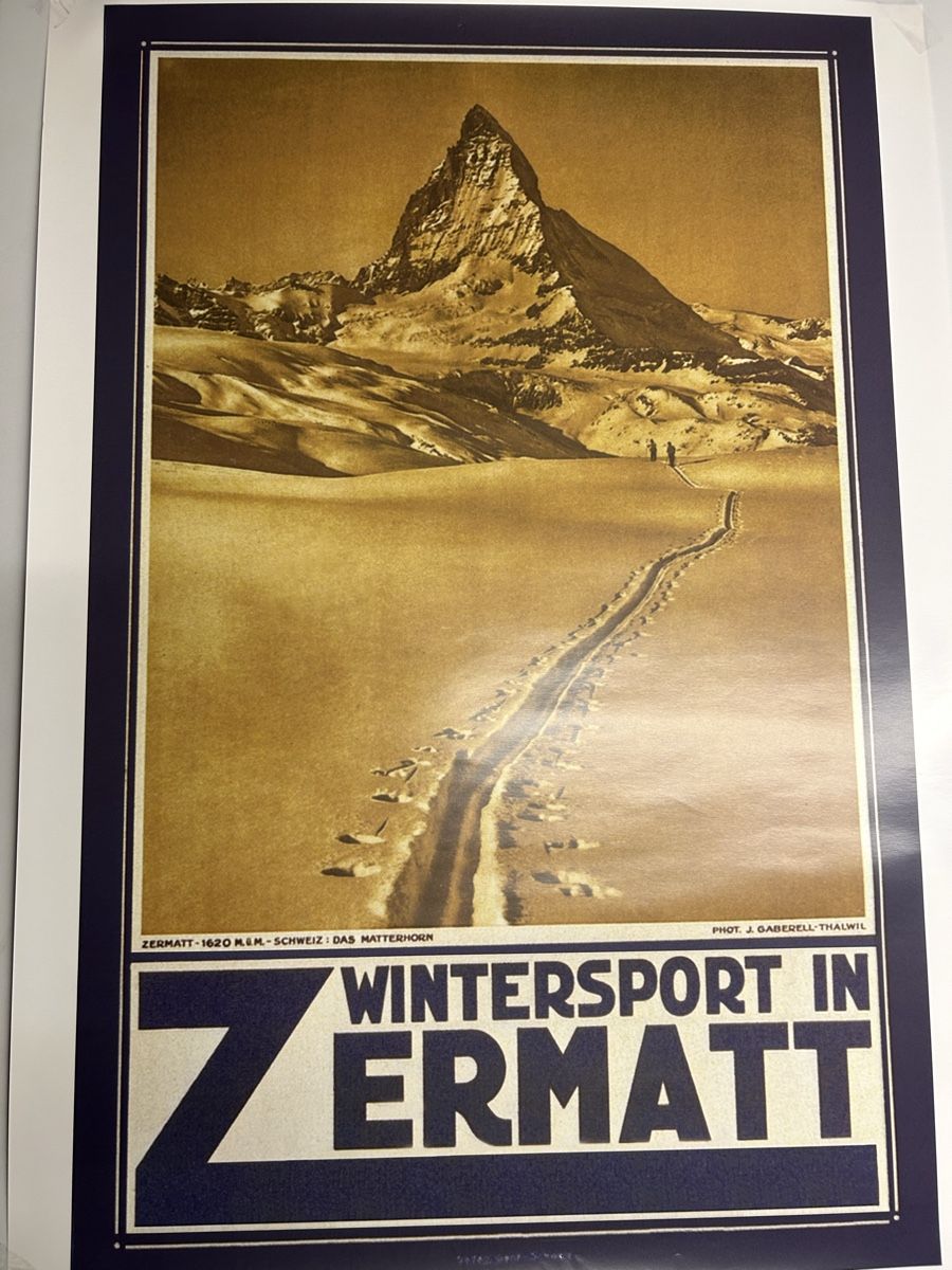 Foto & Immagini: Plakat Zermatt Wintersport – Usato da Laupen BE venduto da Speedee