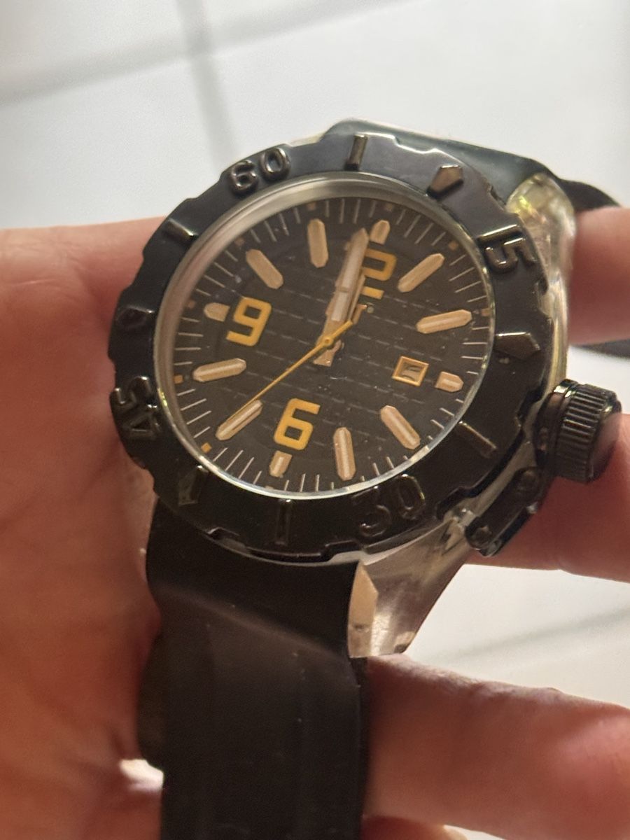 Orologi: CAT Herrenuhr Schwarz-Gelb – Usato da Heimisbach venduto da Superfly2