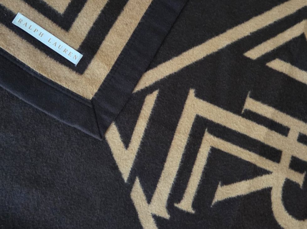 Ralph Lauren Decken: Ralph Lauren Monogram Logo Tagesdecke – Neu (gemäss Beschreibung) aus Zürich von Nala2811 4