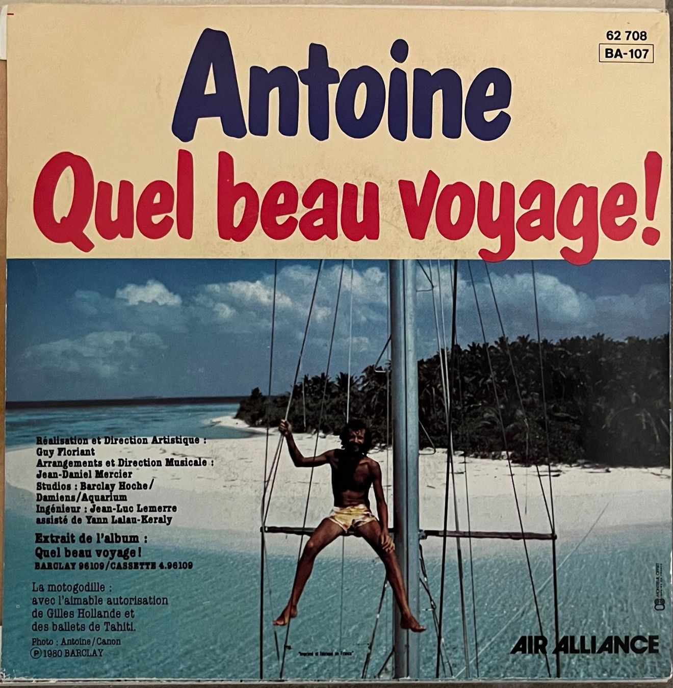 Dischi in vinile: ANTOINE - LA MOTOGODILLE – Usato da Bussigny venduto da vinyl-pas-cher 1